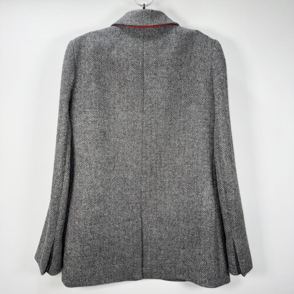J. Crew Sommerset Blazer in Gray Herringbone English Wool - Size 0 - Picture 5 of 8